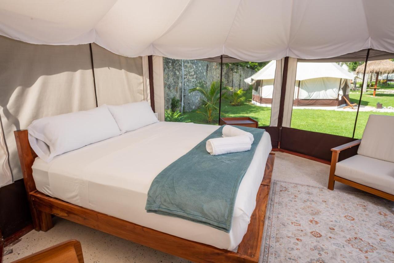 Hotel Xakluum Eco Glampings Puerto Morelos Exterior foto