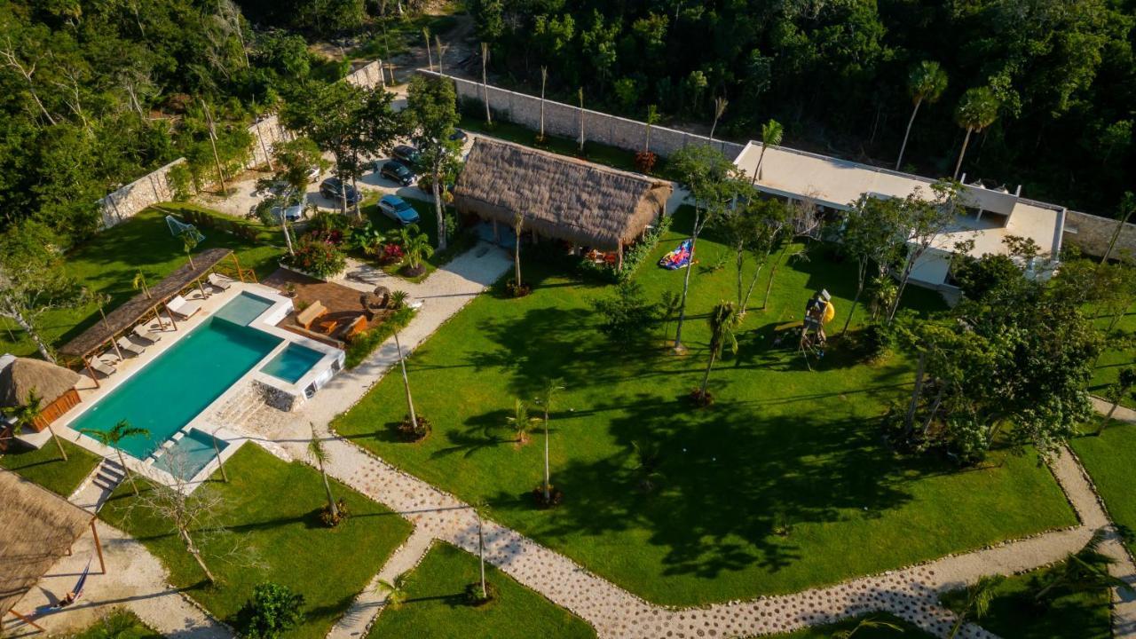 Hotel Xakluum Eco Glampings Puerto Morelos Exterior foto