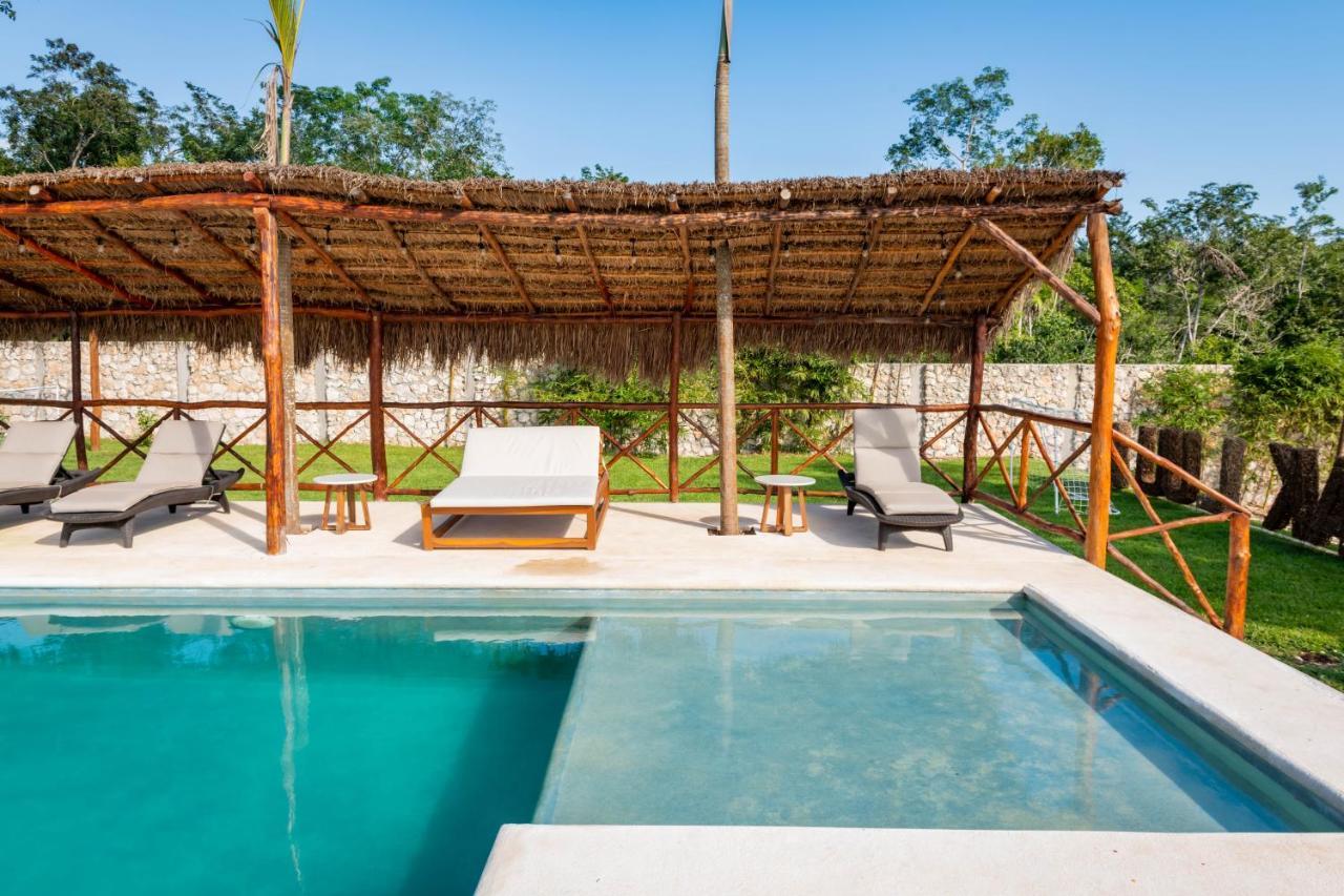 Hotel Xakluum Eco Glampings Puerto Morelos Exterior foto