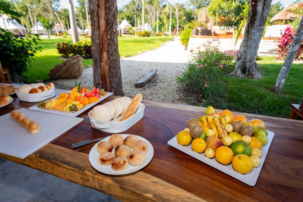 Hotel Xakluum Eco Glampings Puerto Morelos Exterior foto