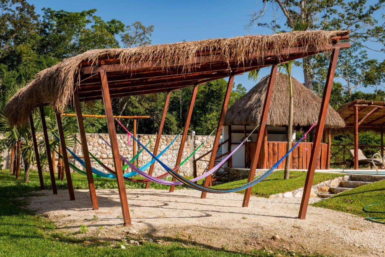 Hotel Xakluum Eco Glampings Puerto Morelos Exterior foto