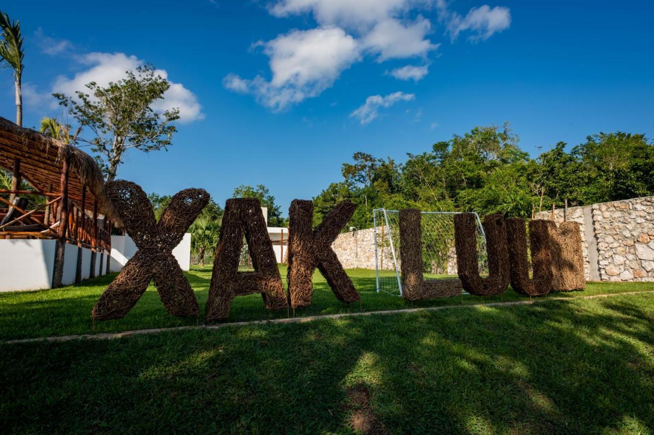 Hotel Xakluum Eco Glampings Puerto Morelos Exterior foto