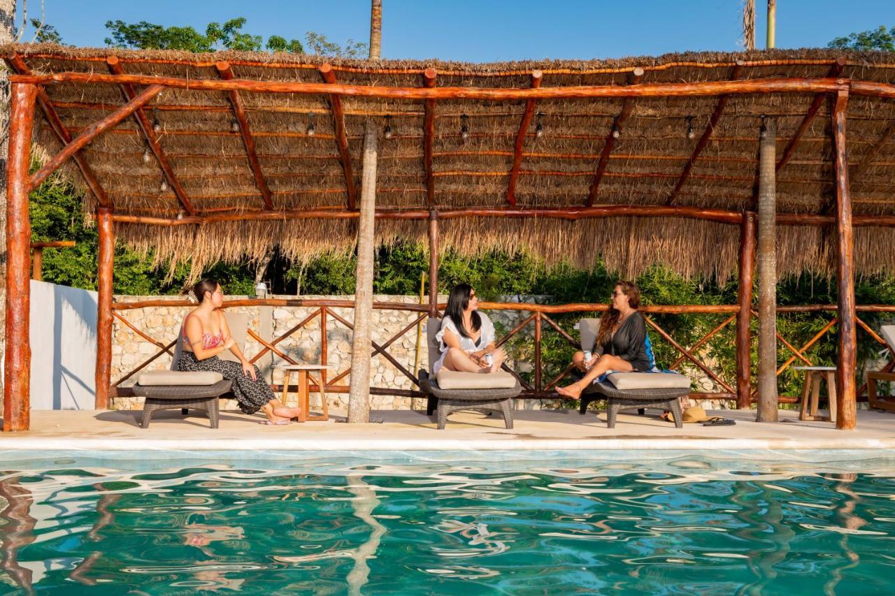 Hotel Xakluum Eco Glampings Puerto Morelos Exterior foto